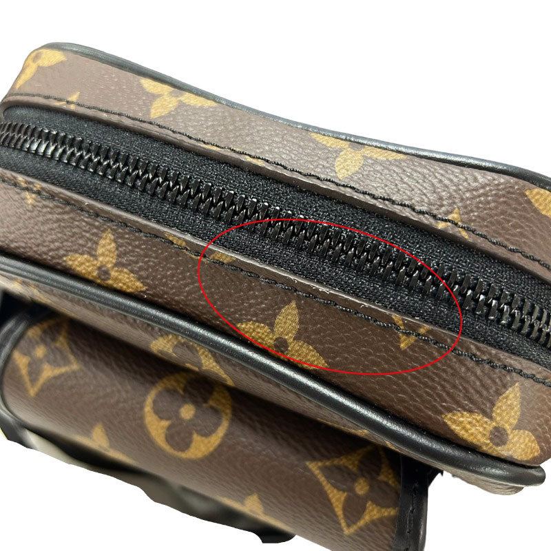 Louis Vuitton Christopher Wearable Wallet Monogram Macassar Shoulder Bag