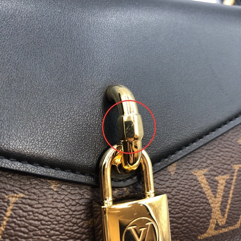 Louis Vuitton Padlock On Strap Monogram Canvas Shoulder Bag Noir