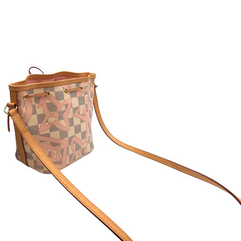 Louis Vuitton Nanonoe Damier Azur Canvas Shoulder Bag
