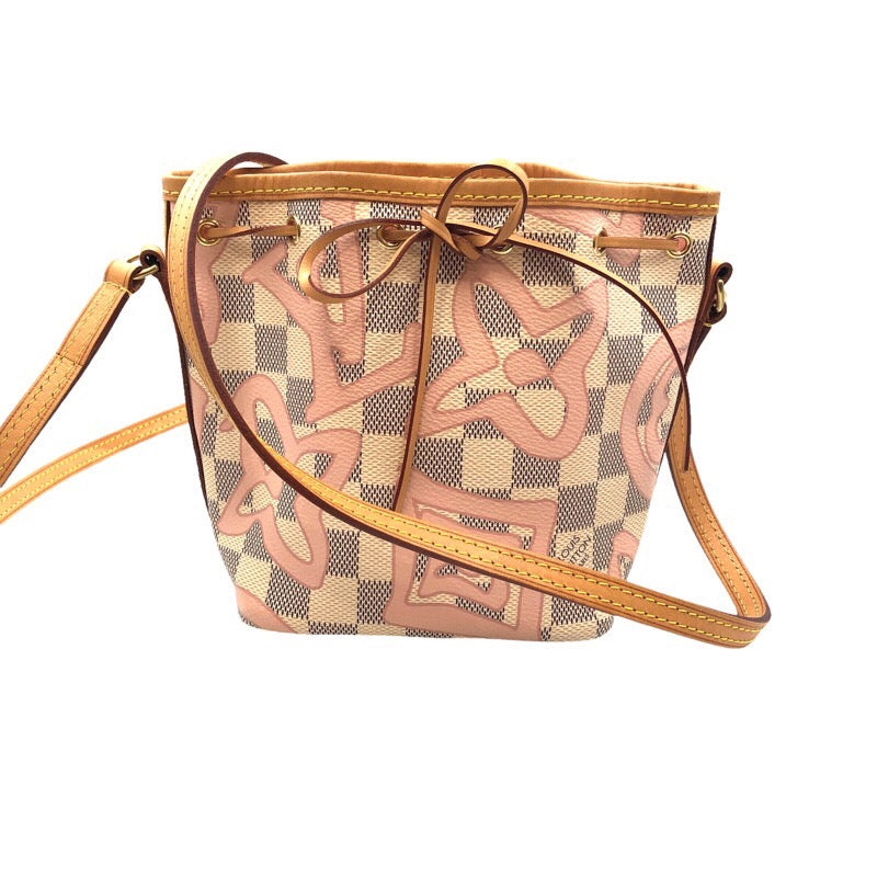 Louis Vuitton Nanonoe Damier Azur Canvas Shoulder Bag