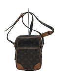 Louis Vuitton Shoulder Bag Leather Brown Overall Pattern