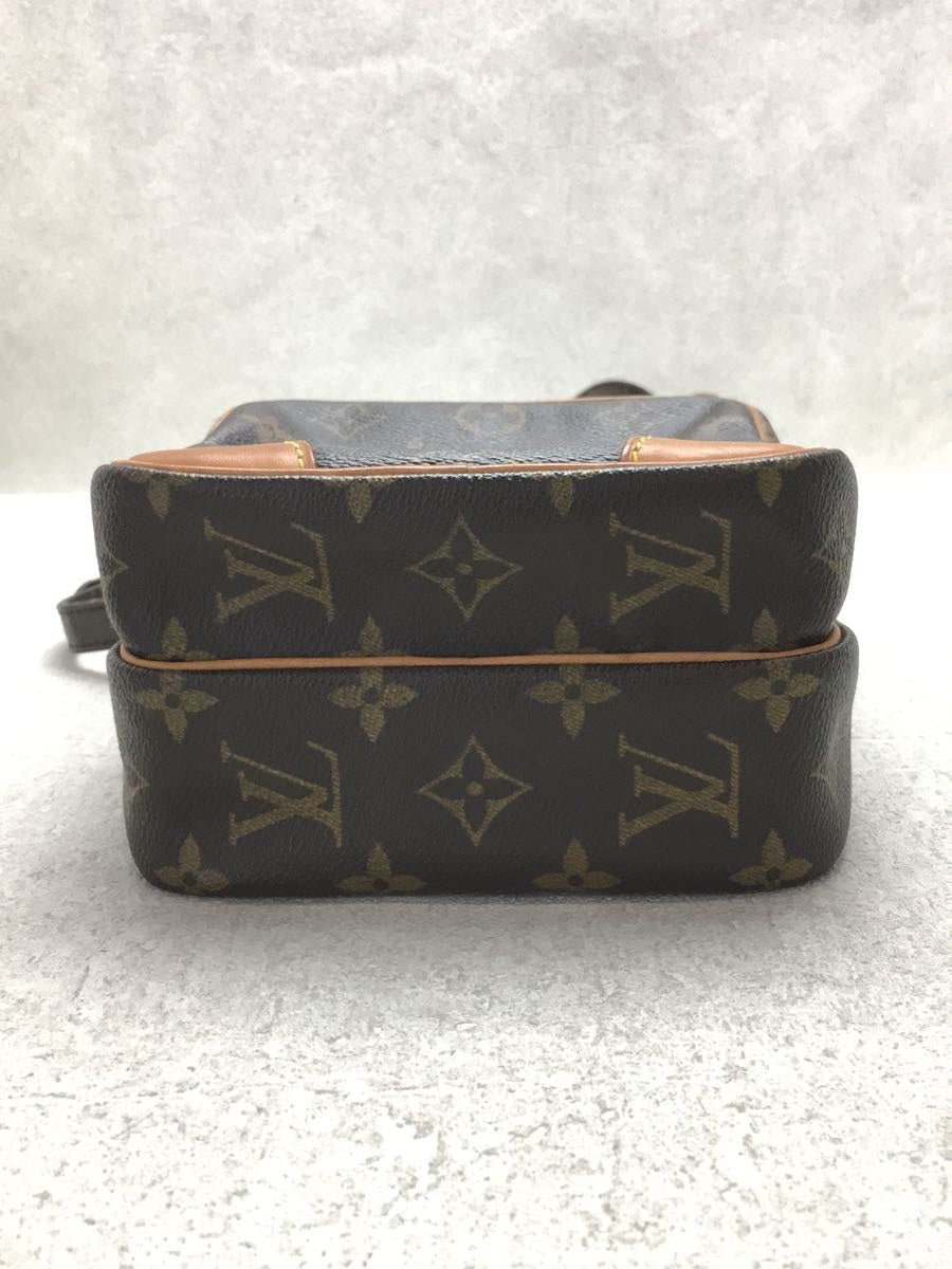 Louis Vuitton Shoulder Bag Leather Brown Overall Pattern