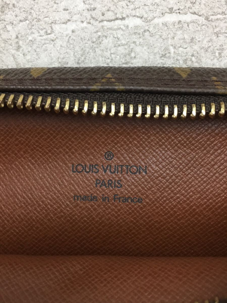 Louis Vuitton Shoulder Bag Leather Brown Overall Pattern