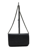 Chanel Caviar Skin Plain Women's Chain Wallet