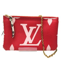 Louis Vuitton Pochette Double Zip Monogram Shoulder Bag
