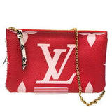 Louis Vuitton Pochette Double Zip Monogram Shoulder Bag