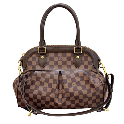 Louis Vuitton Trevi PM Damier Ebene Canvas Handbag