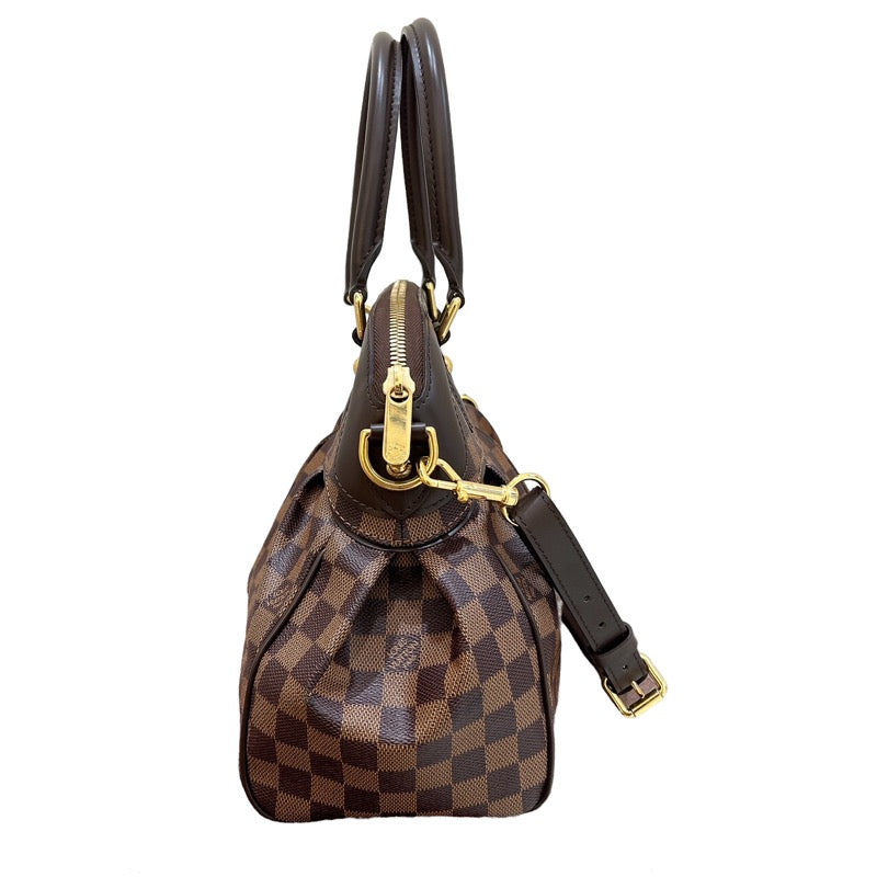 Louis Vuitton Trevi PM Damier Ebene Canvas Handbag