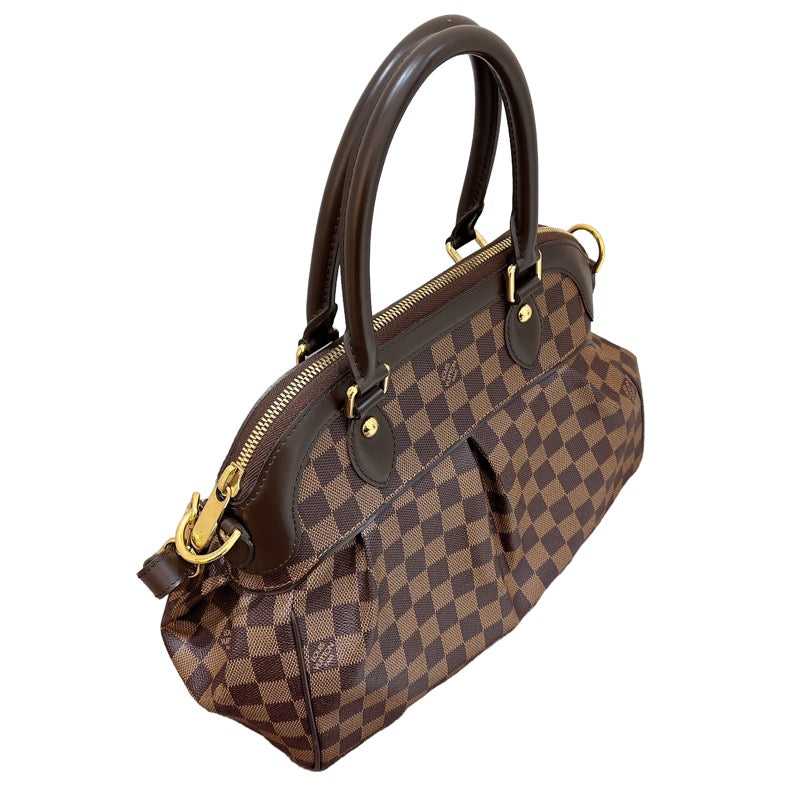 Louis Vuitton Trevi PM Damier Ebene Canvas Handbag