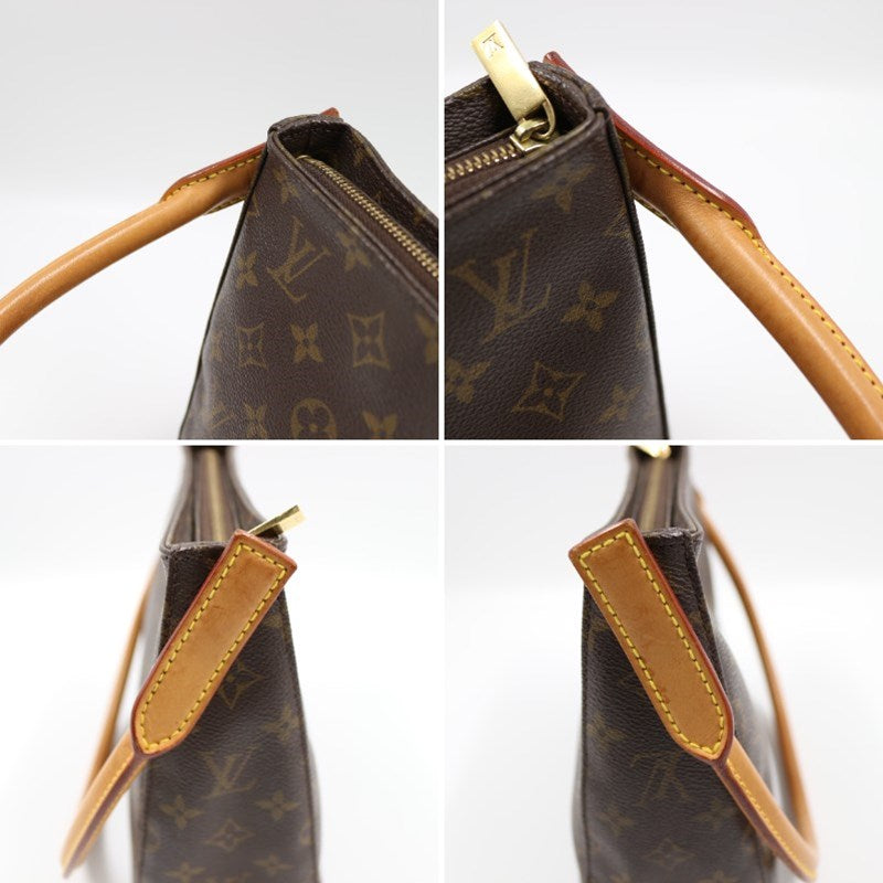 Louis Vuitton  Looping MM  Monogram Canvas Leather Tote Bag