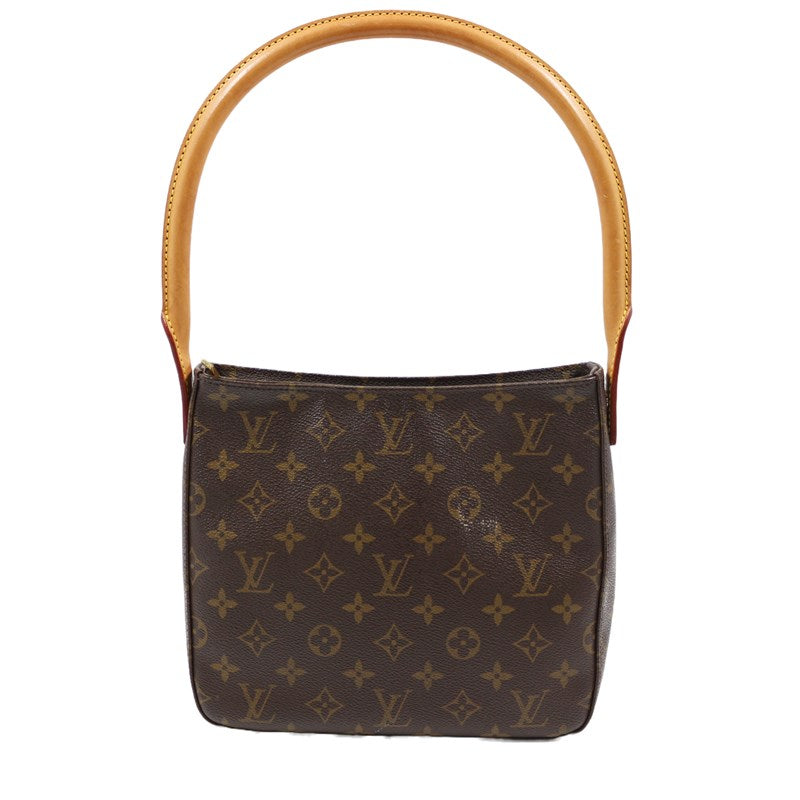 Louis Vuitton  Looping MM  Monogram Canvas Leather Tote Bag