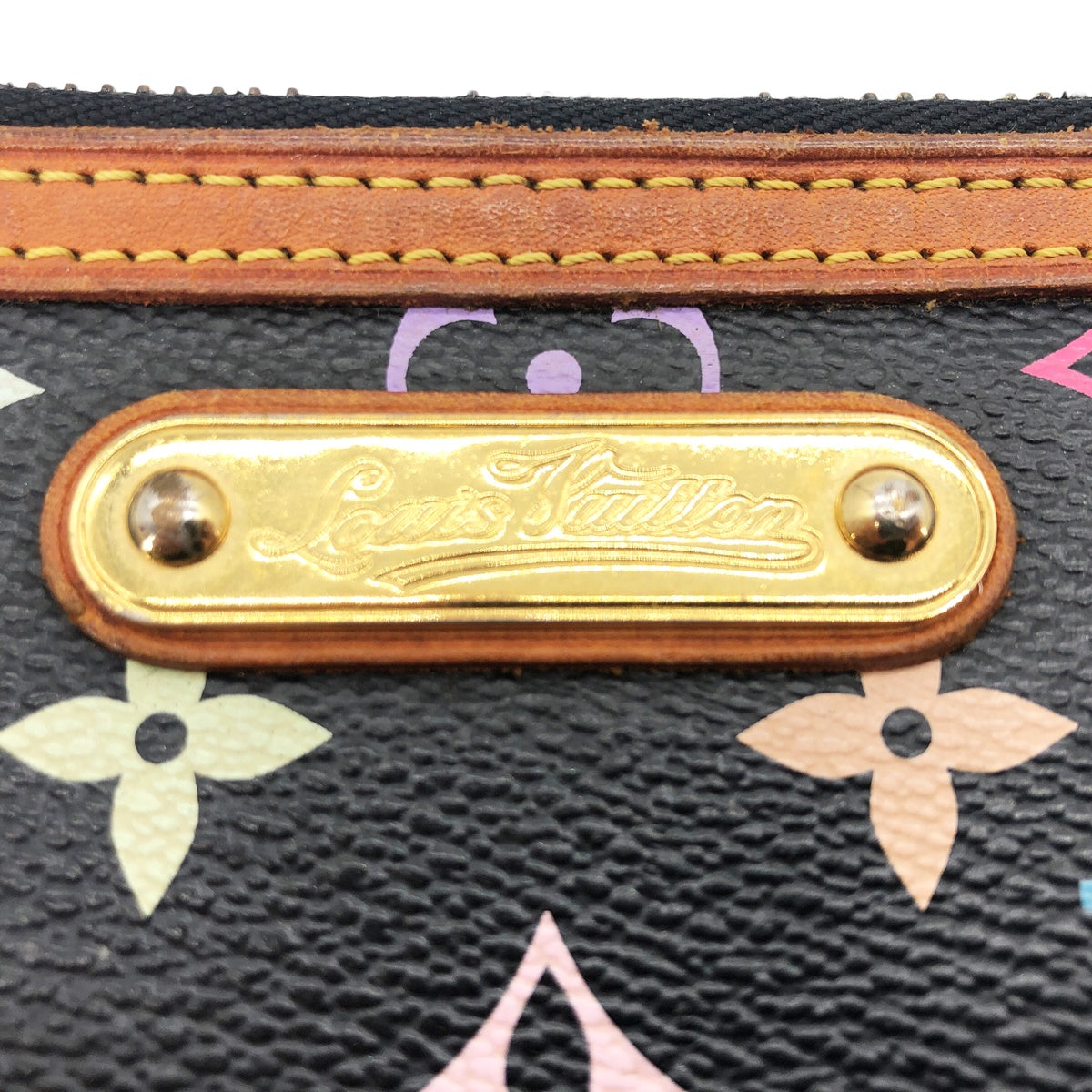 Louis Vuitton Pochette MM Shoulder Bag Noir Black Chain Ladies
