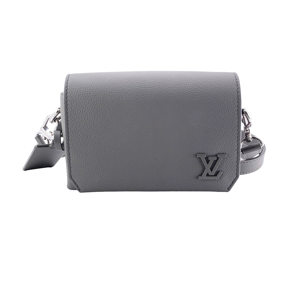 Louis Vuitton Messenger Shoulder Bag Fastline Wearable Wallet Aerogram Leather Gray