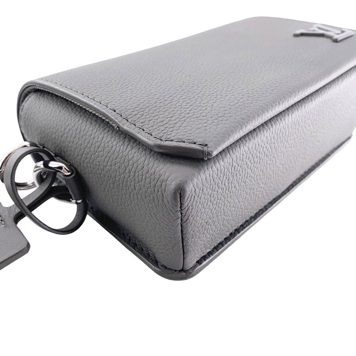 Louis Vuitton Messenger Shoulder Bag Fastline Wearable Wallet Aerogram Leather Gray