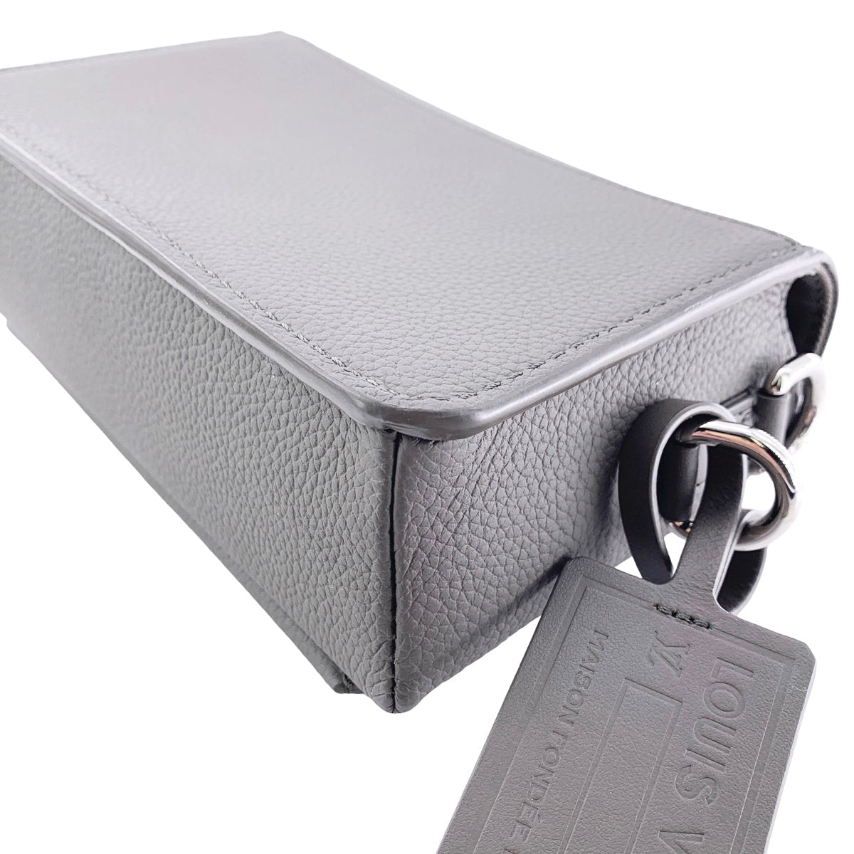 Louis Vuitton Messenger Shoulder Bag Fastline Wearable Wallet Aerogram Leather Gray