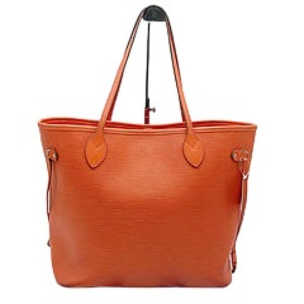 Louis Vuitton Orange Epi Neverfull MM Tote Bag