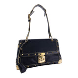Louis Vuitton Tarantieu Messenger Shoulder Bag Black