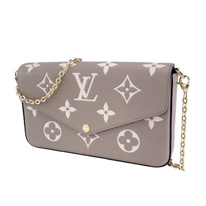 Louis Vuitton Shoulder Bag Monogram Empreinte Pochette Félicie Tourtrail Crème