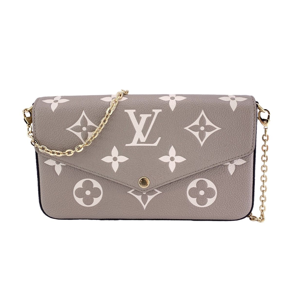 Louis Vuitton Shoulder Bag Monogram Empreinte Pochette Félicie Tourtrail Crème
