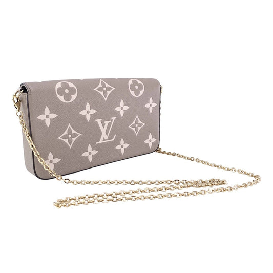 Louis Vuitton Shoulder Bag Monogram Empreinte Pochette Félicie Tourtrail Crème