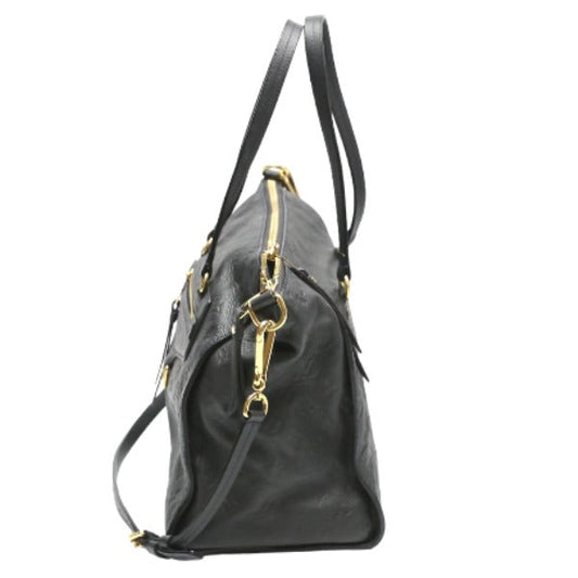 Louis Vuitton Amplant Lumine  PM Tote Bag Black