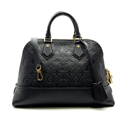 Louis Vuitton Neo Alma PM Monogram Emplant Black Noir Handbag
