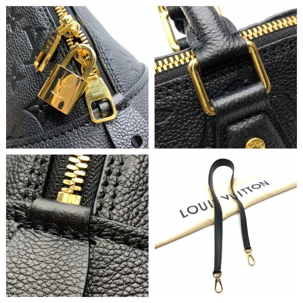 Louis Vuitton Neo Alma PM Monogram Emplant Black Noir Handbag