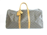 Louis Vuitton Monogram Keepall 55 Shoulder Bag