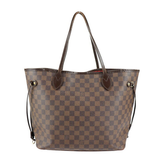 Louis Vuitton Neverfull MM Damier Canvas Leather  Shoulder Bag