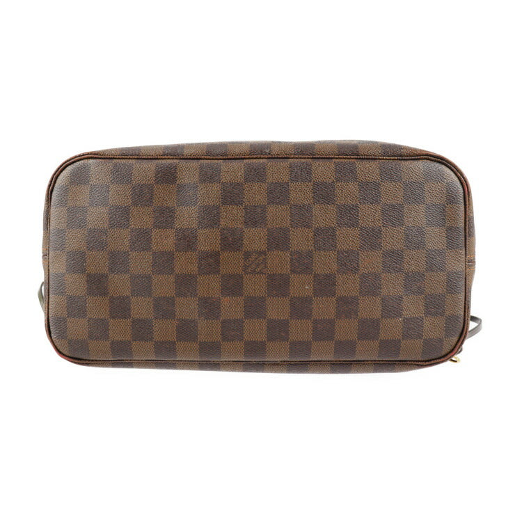 Louis Vuitton Neverfull MM Damier Canvas Leather  Shoulder Bag