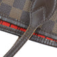 Louis Vuitton Neverfull MM Damier Canvas Leather  Shoulder Bag