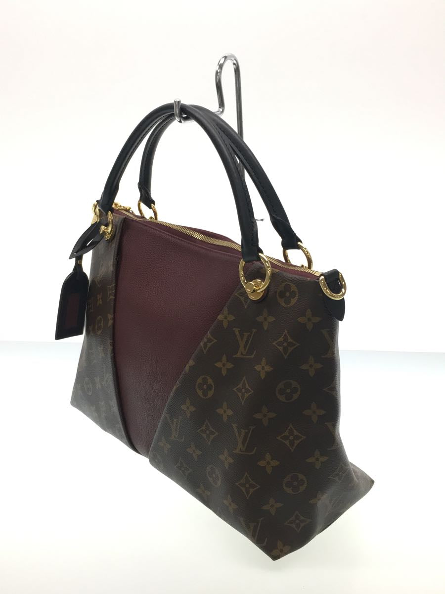 Louis Vuitton V Tote MM Monogram Leather Shoulder Bag