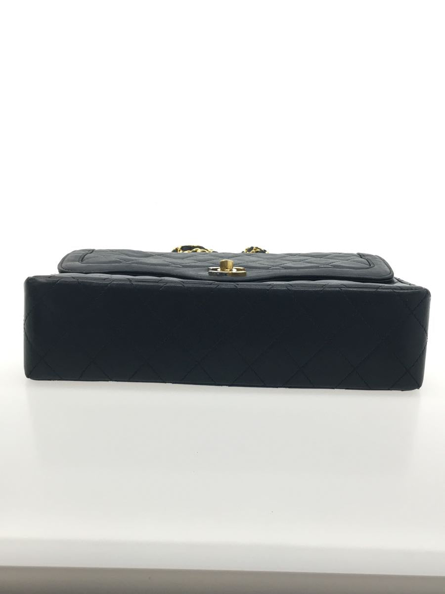 Chanel Lamb Leather Chain Shoulder Bag Black