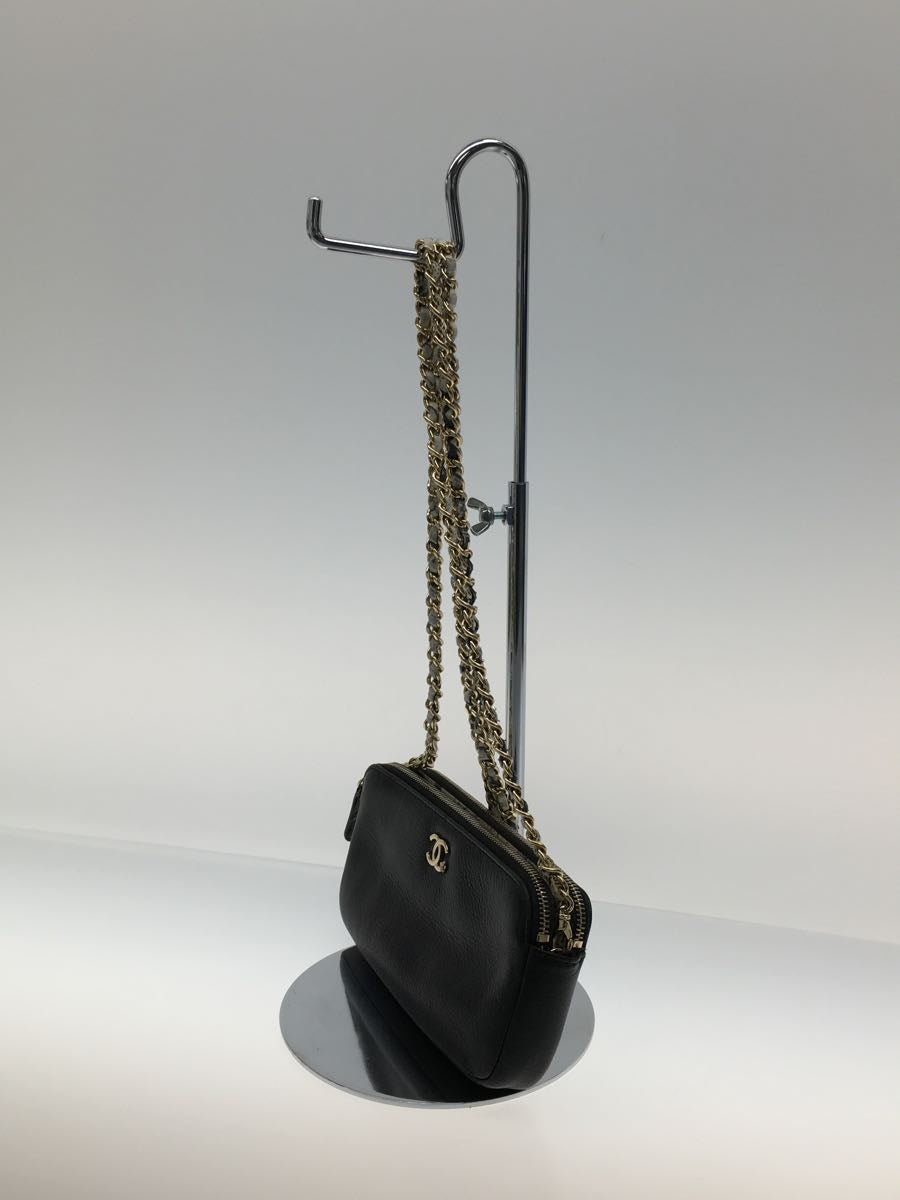 Chanel Leather Plain Chain Shoulder Bag