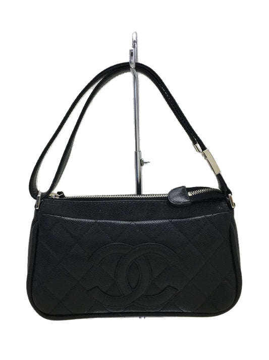 Chanel Leather Caviar Skin Shoulder Bag