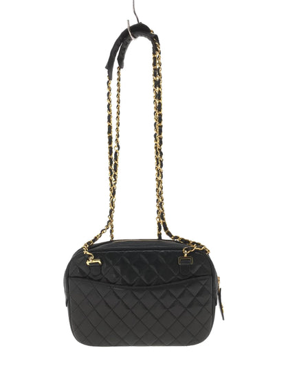 Chanel Matelasse Leather Double Chain Shoulder Bag