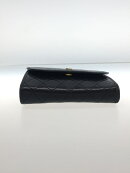 Chanel Leather Plain Shoulder Bag implant Noir Black
