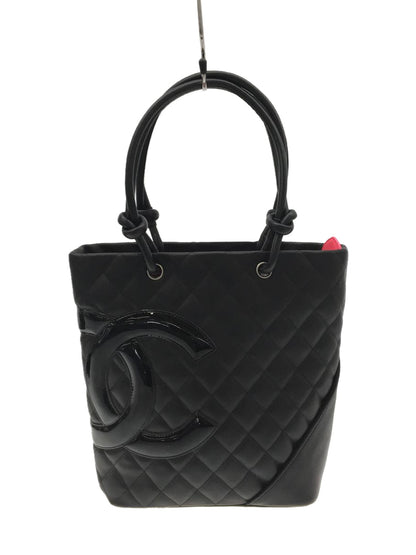 Chanel Leather Cambon Line Medium Tote Bag