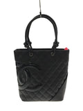 Chanel Leather Cambon Line Medium Tote Bag