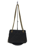 Chanel Matelasse Chain Shoulder Bag Leather Black