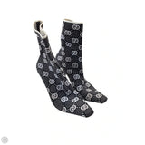 Boots Luxury Designer By Gucci In Black & White, Size: 9(39)