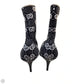 Boots Luxury Designer By Gucci In Black & White, Size: 9(39)