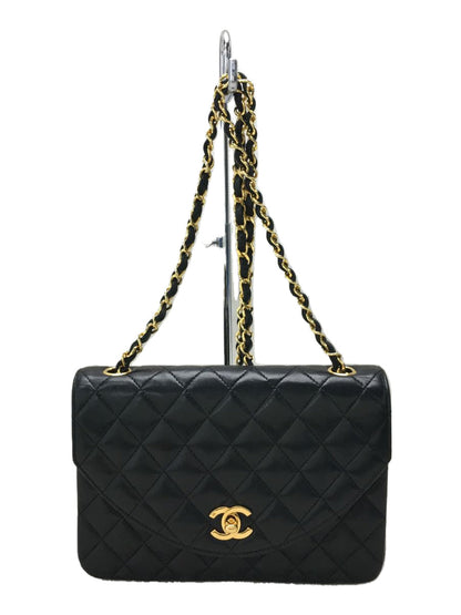 Chanel Lambskin Leather Gold Chain Shoulder Bag
