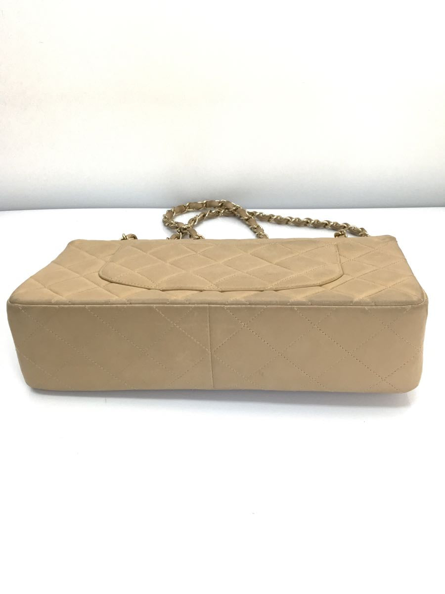 Chanel Leather Lambskin Matelasse Double Flap Shoulder Bag