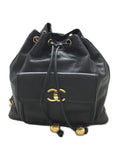 Chanel Leather Pouch Caviar Skin Backpack