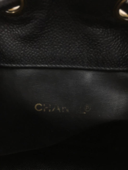 Chanel Leather Pouch Caviar Skin Backpack