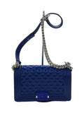 Chanel Calfskin Enamel Chain Shoulder Bag