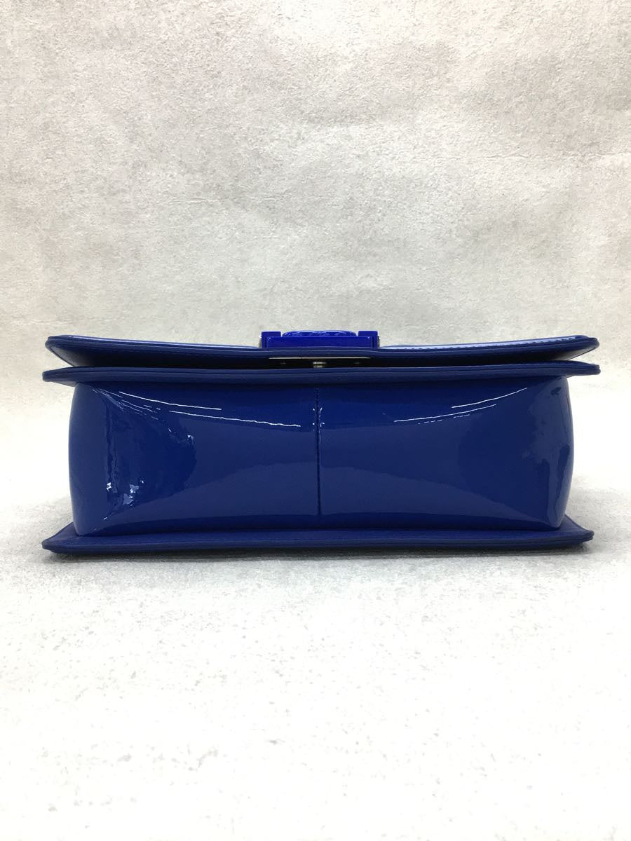 Chanel Calfskin Enamel Chain Shoulder Bag