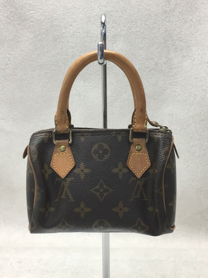 Louis Vuitton Mini Speedy Monogram Canvas PVC Handbag