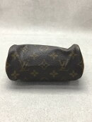 Louis Vuitton Mini Speedy Monogram Canvas PVC Handbag